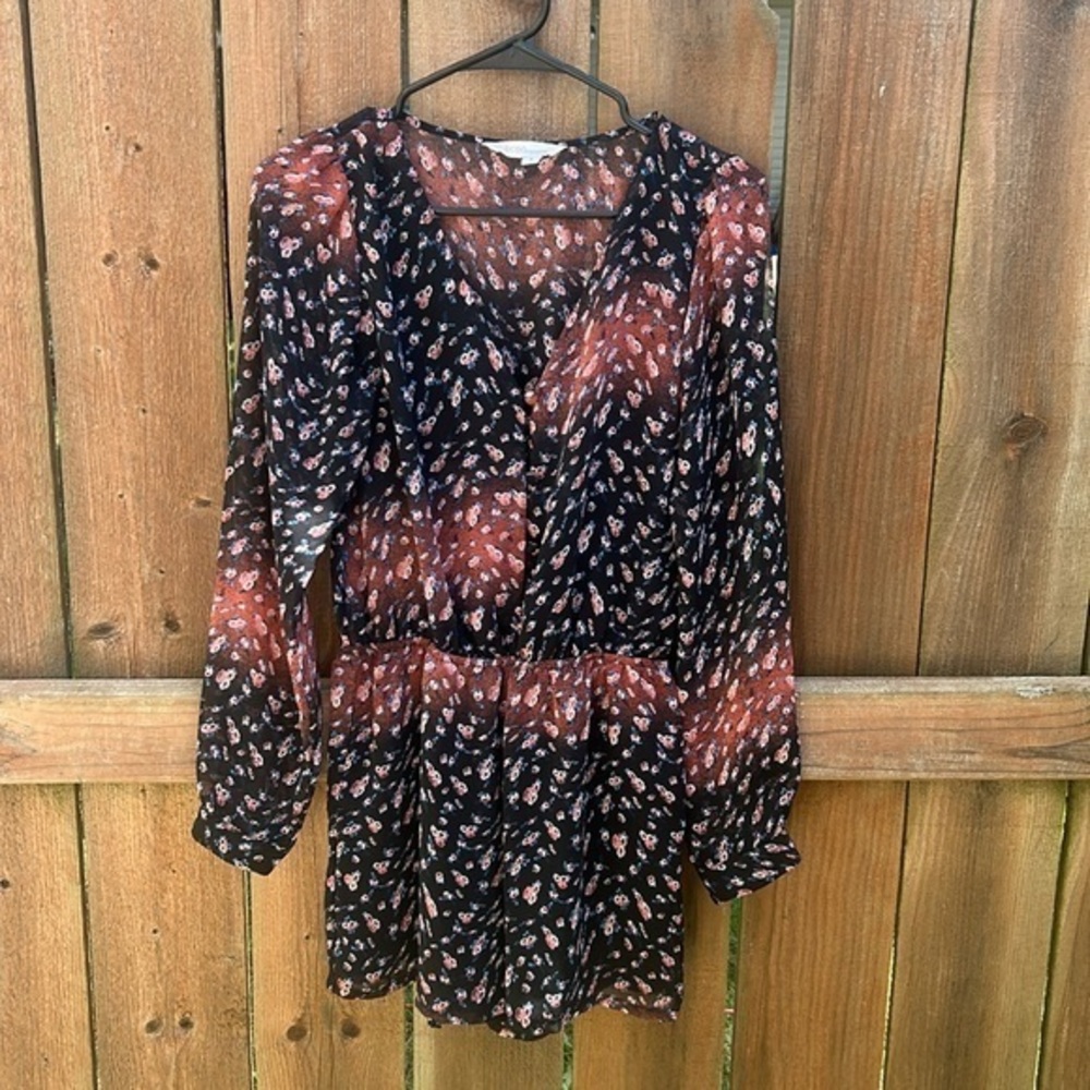 BCBGeneration Floral Romper Size Small